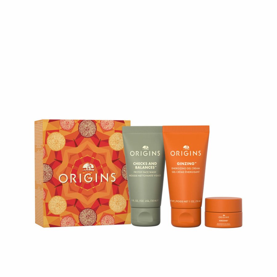 Unisex kosmetikst Origins GINZING 3 Dele #1