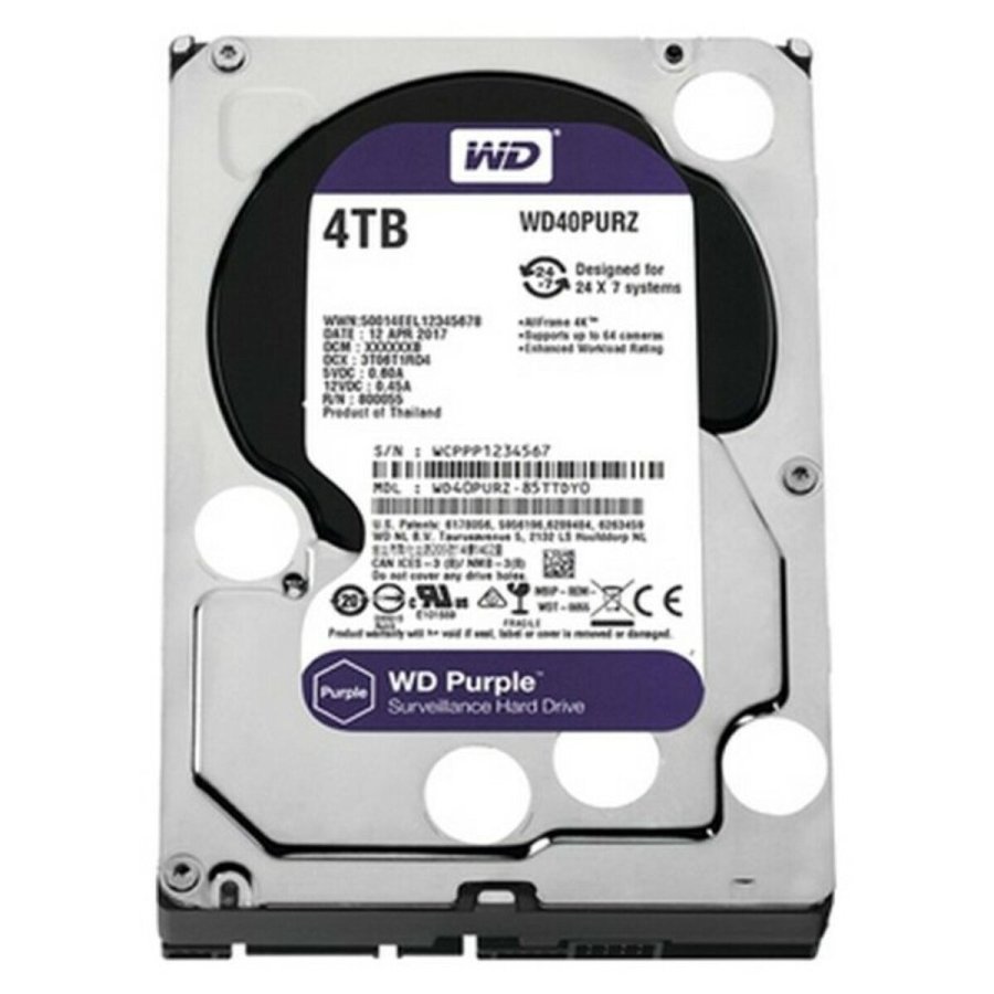 Harddisk Western Digital SATA PURPLE 3,5