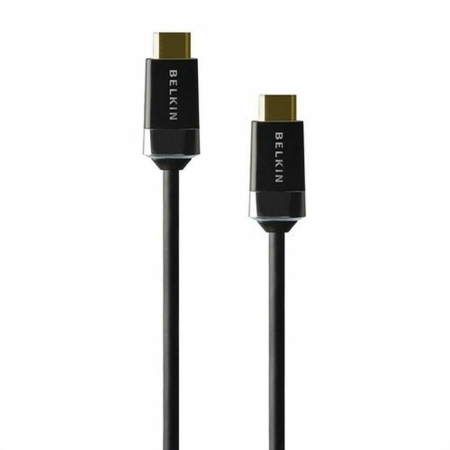 HDMI-kabel Belkin HDMI0018G-2M 2 m Sort Gylden #1