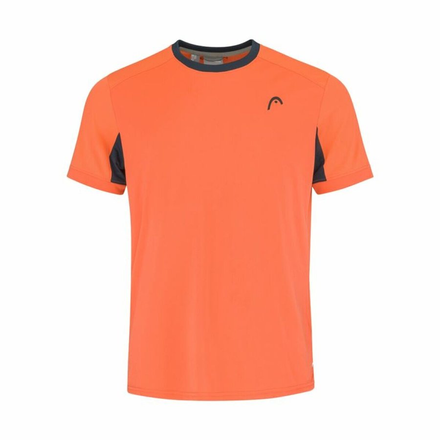 Kort�rmet Sport T-shirt Head Slice Lilla Orange #1