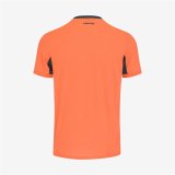 Kort�rmet Sport T-shirt Head Slice Lilla Orange #3
