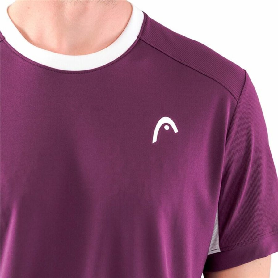 Kort�rmet Sport T-shirt Head Slice Lilla Tovtr�kning #6