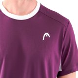 Kort�rmet Sport T-shirt Head Slice Lilla Tovtr�kning #4
