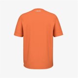 Kort�rmet T-shirt til M�nd Head Slice II Orange Padel #2