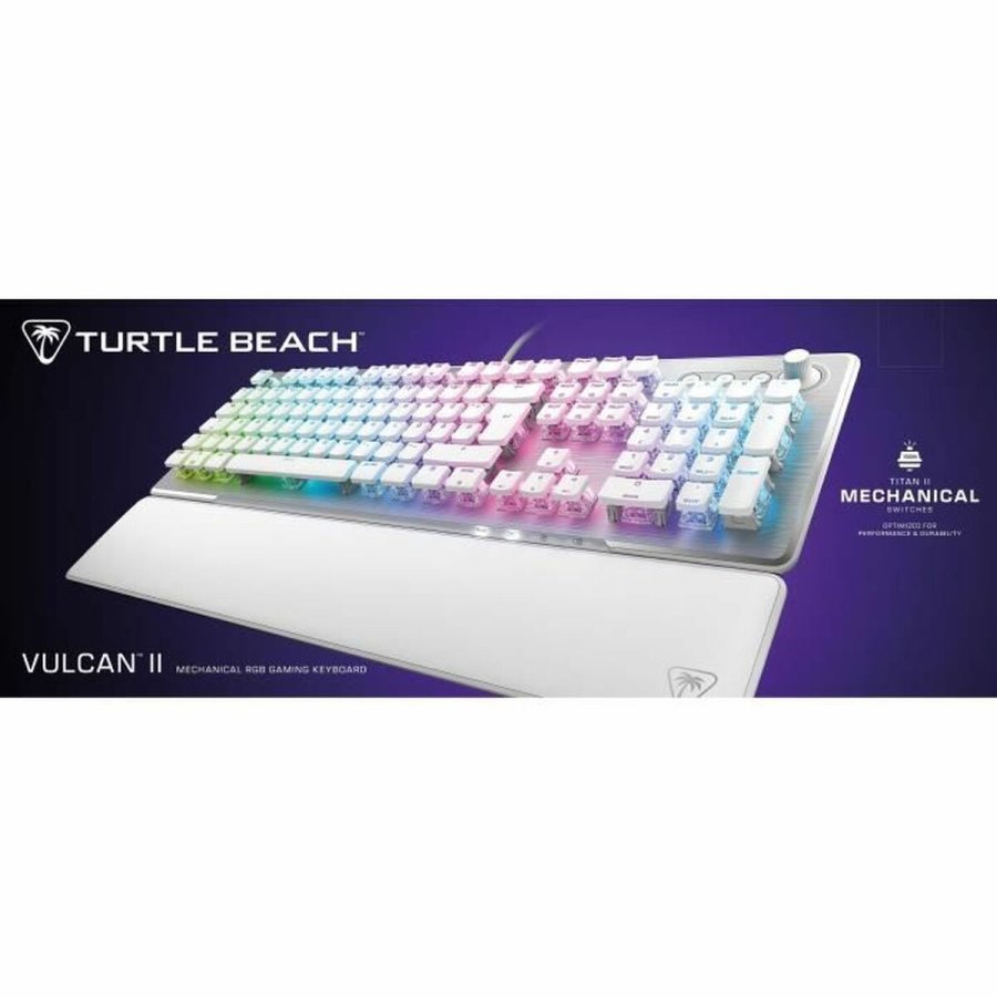 Tastatur Turtle Beach Vulcan II Hvid Azerty Fransk #2