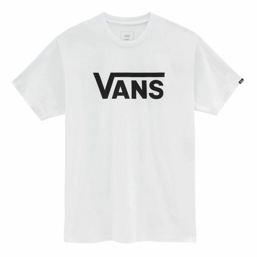 Kortrmet T-shirt til Mnd Vans Mn Classic Hvid Sort #1