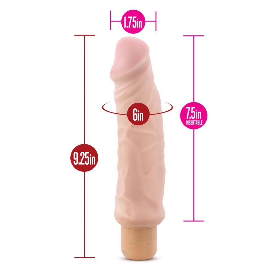 Realistisk Dildo Blush X5 TPR  5,3 cm (19 cm) #9