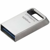 USB-stik Kingston Micro 128 GB Sort Slvfarvet #1