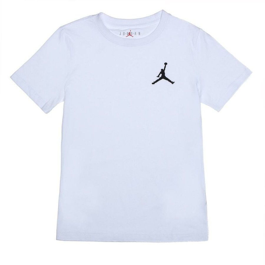Brne Kortrmet T-shirt Nike JDB JUMPMAN AIR EMB 95A873 001 Sort #2