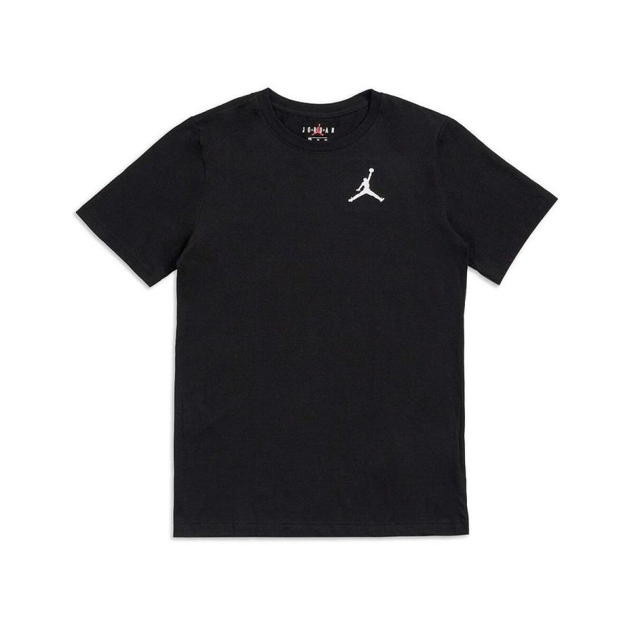 B�rne Kort�rmet T-shirt Jordan JDB JUMPMAN AIR EMB 95A873 023 Sort #1