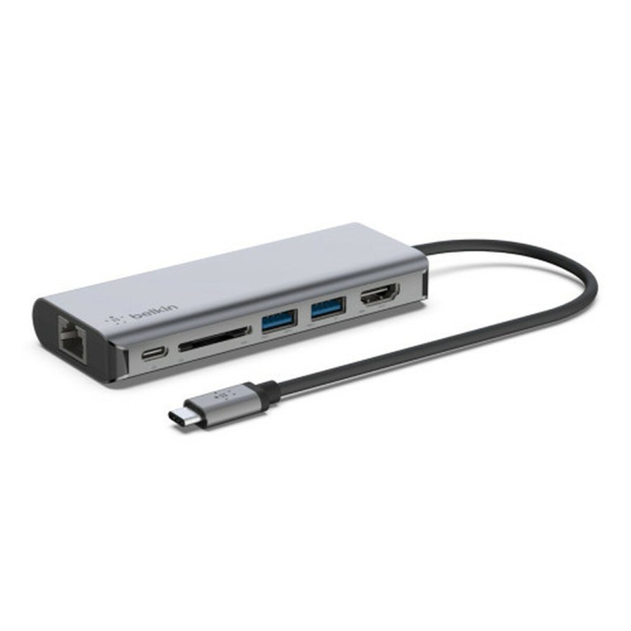 USB Hub Belkin AVC008BTSGY Slvfarvet #1