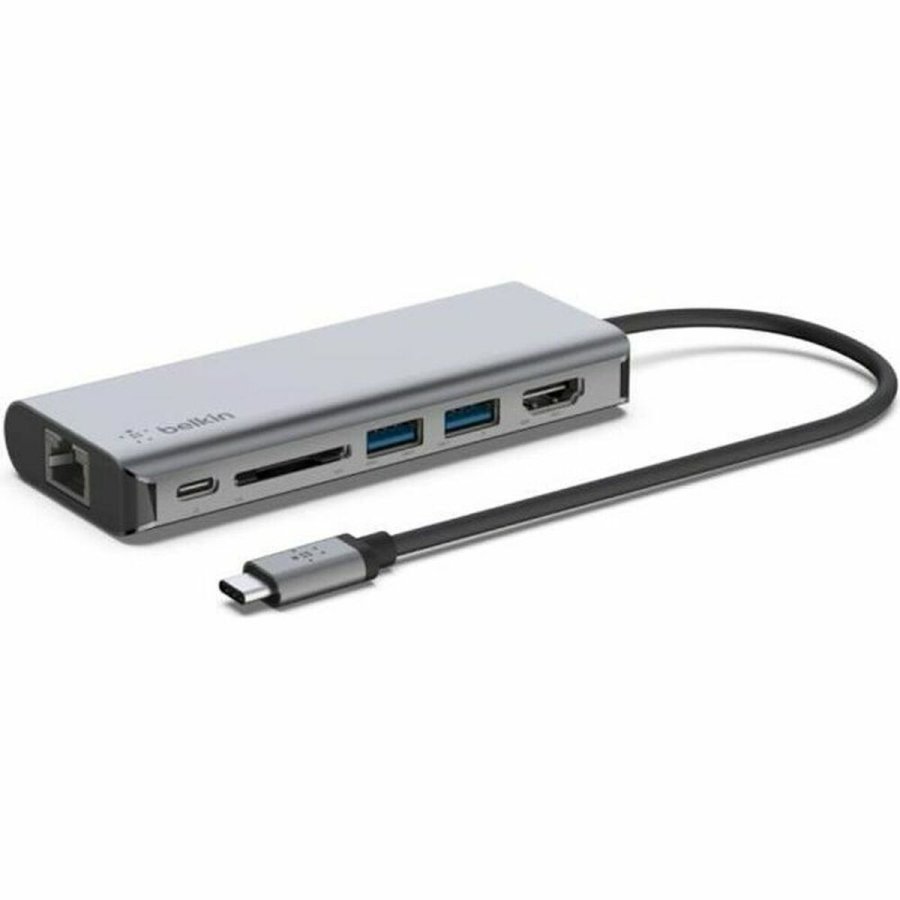 USB Hub Belkin AVC008BTSGY Slvfarvet #2