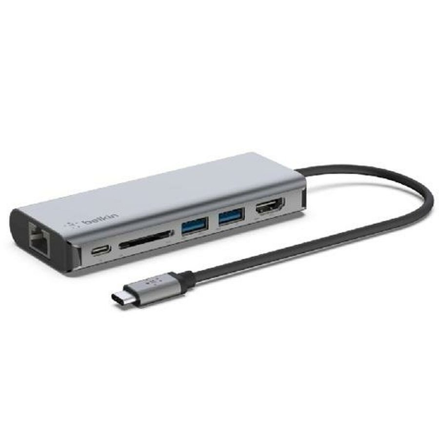USB Hub Belkin AVC008BTSGY Slvfarvet #4