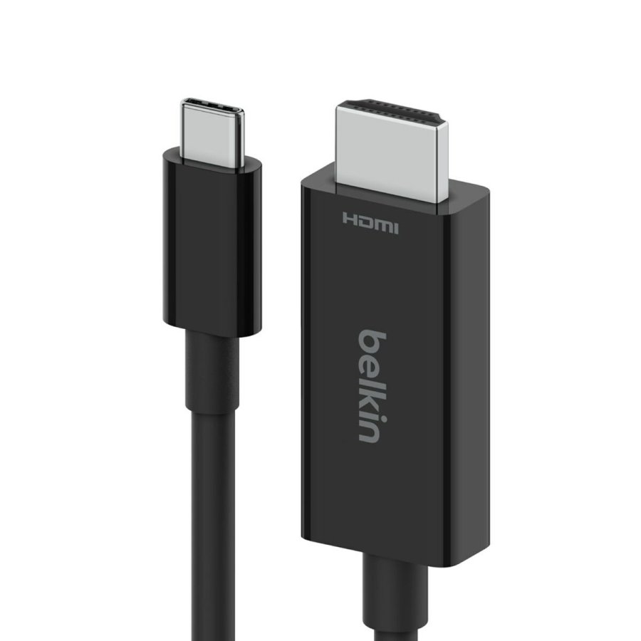 USB-C til HDMI-kabel Belkin AVC012bt2MBK Sort 2 m #3