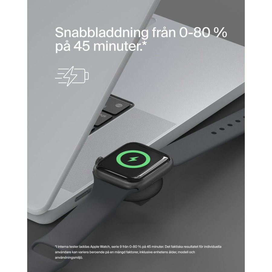 Tr�dl�s oplader Belkin WIZ022GLBK-B1 Hvid Sort #6