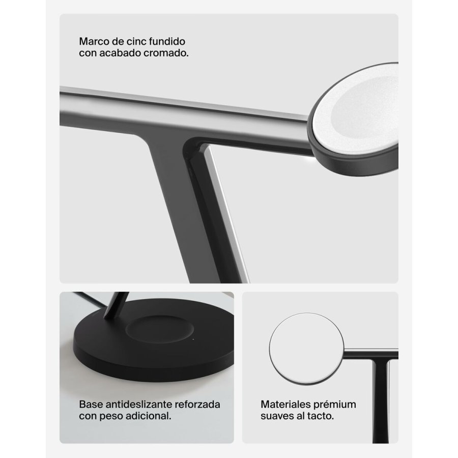 Vgoplader Belkin WIZ032KQBK Sort 15 W (1 enheder) #5