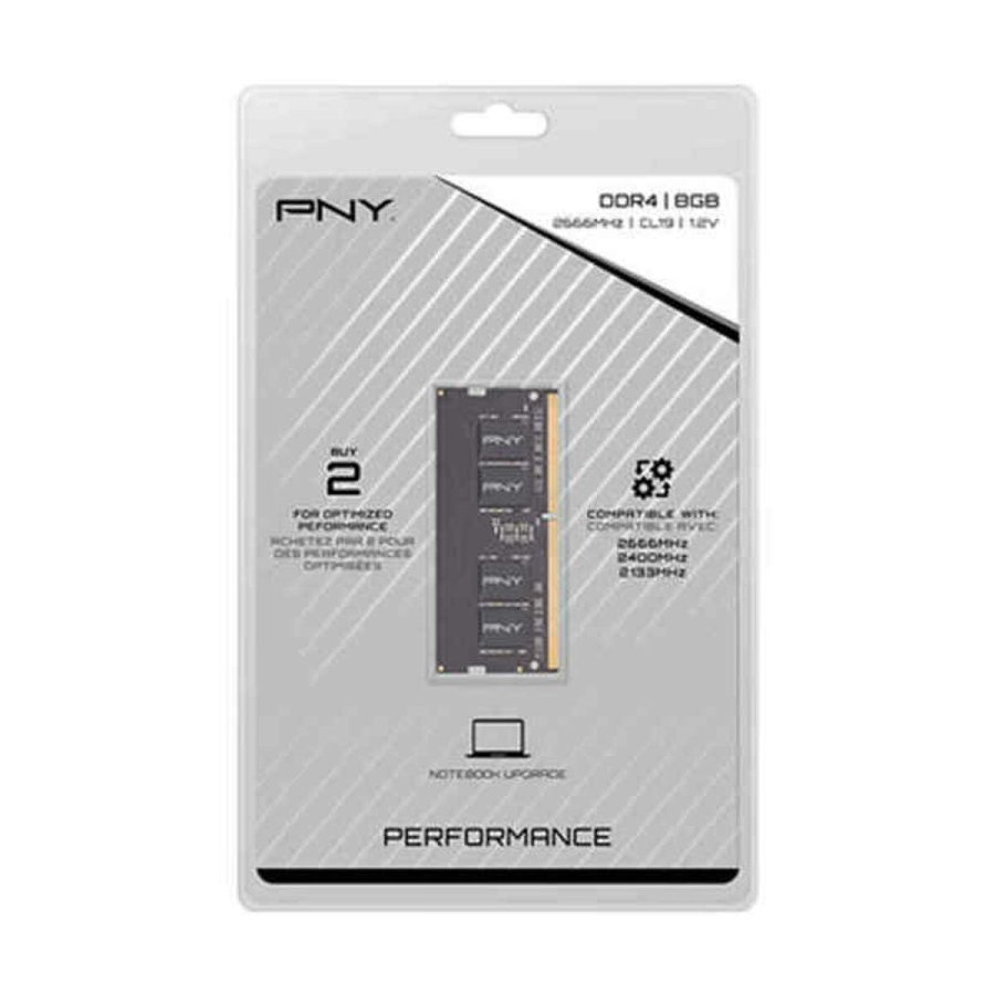RAM-hukommelse PNY MN8GSD42666 8 GB DDR4 CL19 SODIMM 8 GB DDR4 2666 MHz CL19 #4