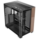 ATX Semi-t�rn kasse Antec C8 Curve Wood Sort Gennemsigtig Tr� #1