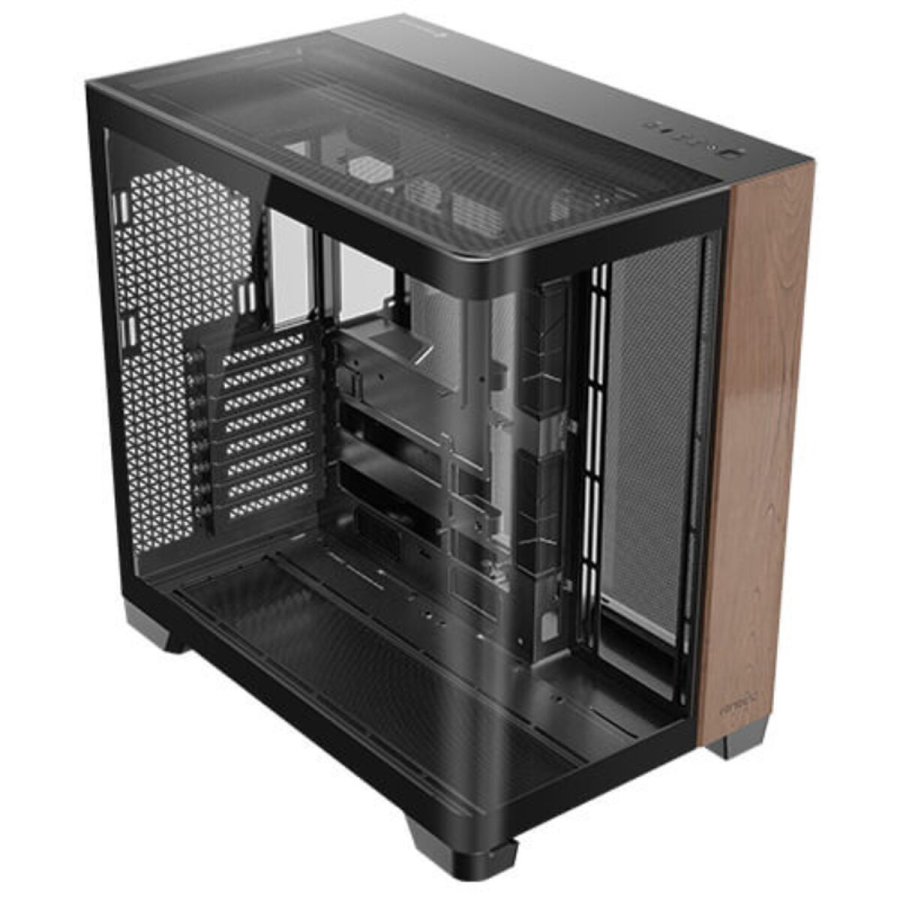 ATX Semi-t�rn kasse Antec C8 Curve Wood Sort Gennemsigtig Tr� #1