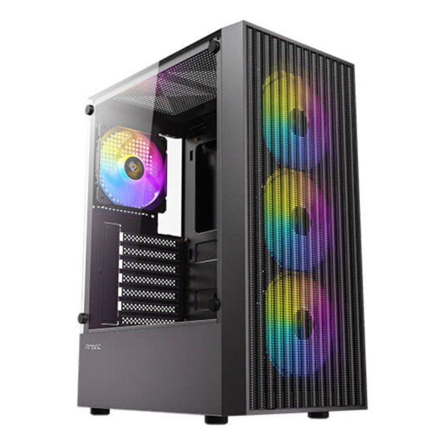 ATX Semi-t�rn kasse Antec AX27 RGB Sort #1