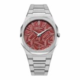Herreur D1 Milano ULTRA THIN BARN RED Sort Slvfarvet ( 40 mm) #1