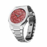 Herreur D1 Milano ULTRA THIN BARN RED Sort Slvfarvet ( 40 mm) #4
