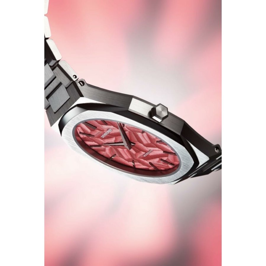 Herreur D1 Milano ULTRA THIN BARN RED Sort Slvfarvet ( 40 mm) #5