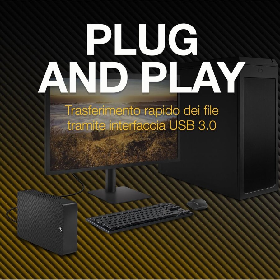 Ekstern harddisk Seagate STKP22000400 Sort 22 TB #4