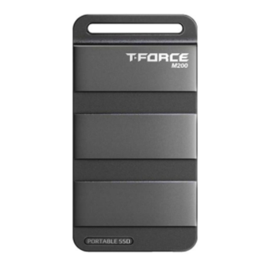 Ekstern harddisk Team Group T-FORCE M200 Sort SSD 2 TB SSD #1