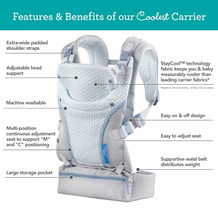 Babybrer rygsk Infantino Hvid + 0 mneder 14,5 kg #6