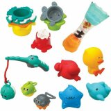 St med legetj til badevrelset Infantino Bath Set 17 Dele akvatisk #1