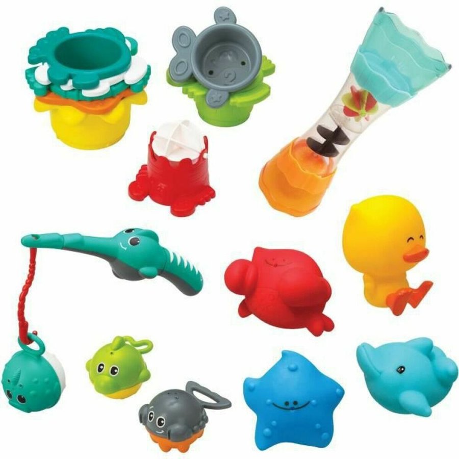 St med legetj til badevrelset Infantino Bath Set 17 Dele akvatisk #1