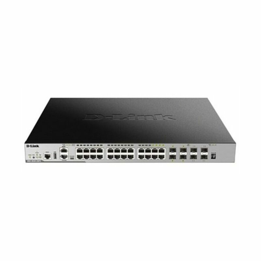 Kontakt til netv�rket med kontaktskab D-Link DGS-3630-28PC/SI     20 x RJ45 4 x SFP PoE #1
