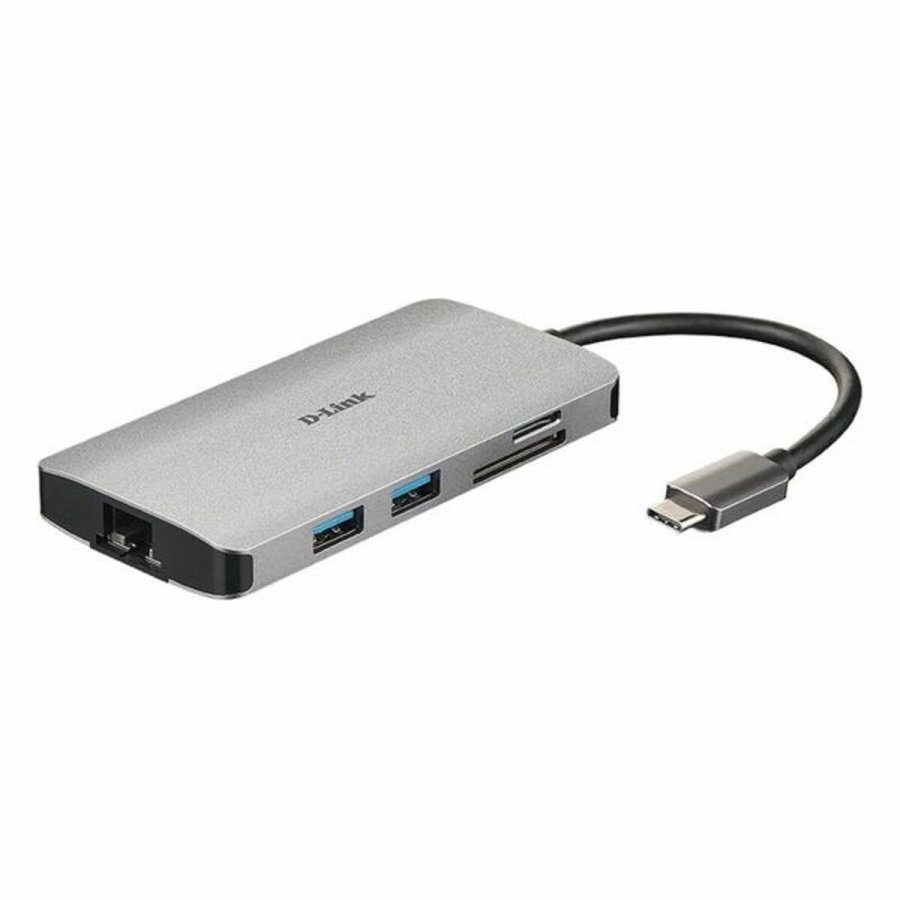 USB Hub C D-Link DUB-M810 S�lvfarvet #1