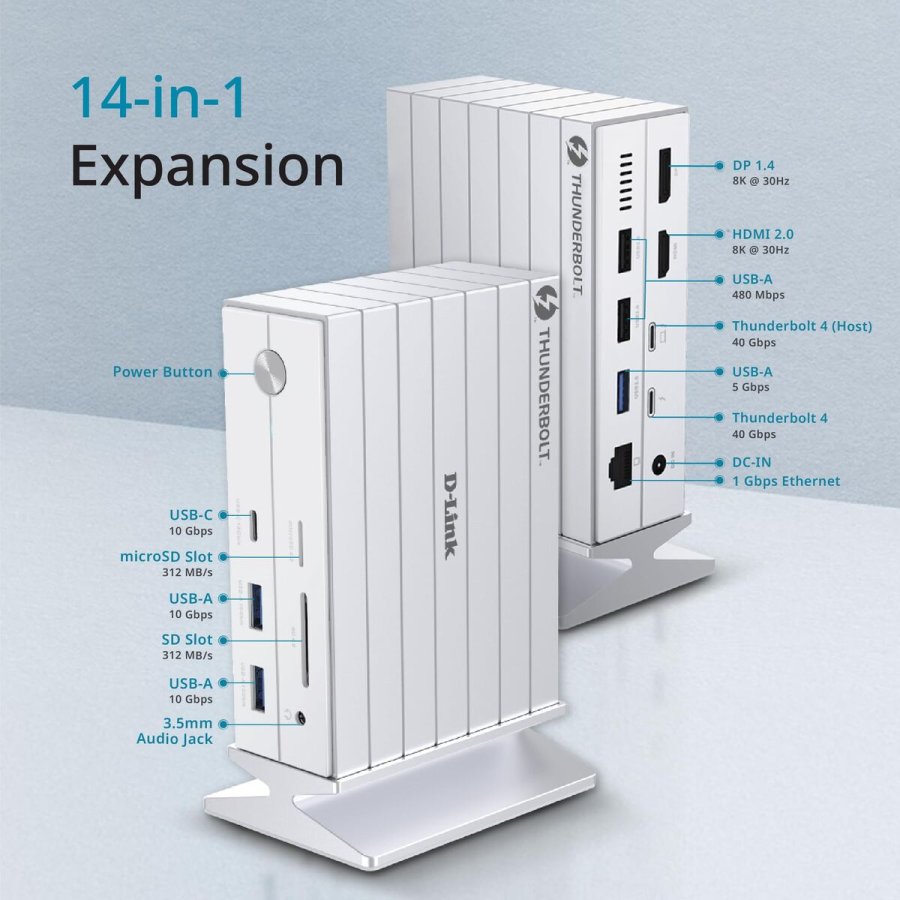 USB Hub D-Link DUF-E01/E Sort #3