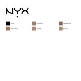 Make-up til jenbryn Precision NYX (0,13 g) #7
