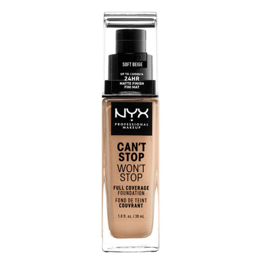 Flydende makeup foundation Can't Stop Won't Stop NYX 800897157241 (30 ml) (30 ml) #1