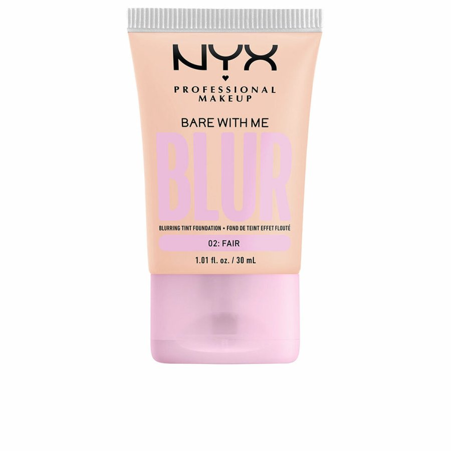 Flydende makeup foundation NYX Bare With Me Blur N 02 Fair 30 ml #1