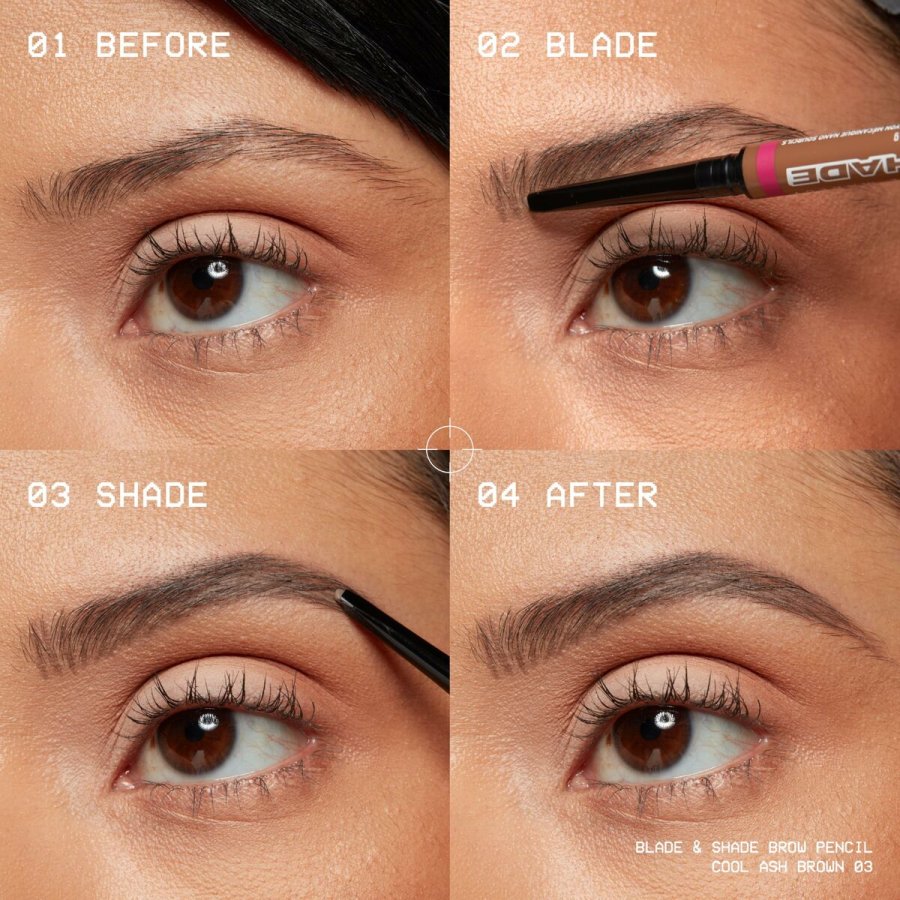 jenbrynsblyant NYX BLADE & SHADE NANO N 02 Blonde #6