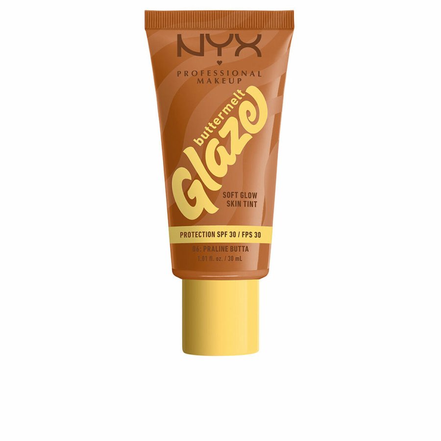 Solcreme til ansigtet NYX BUTTERMELT GLAZE Spf 30 30 ml #1