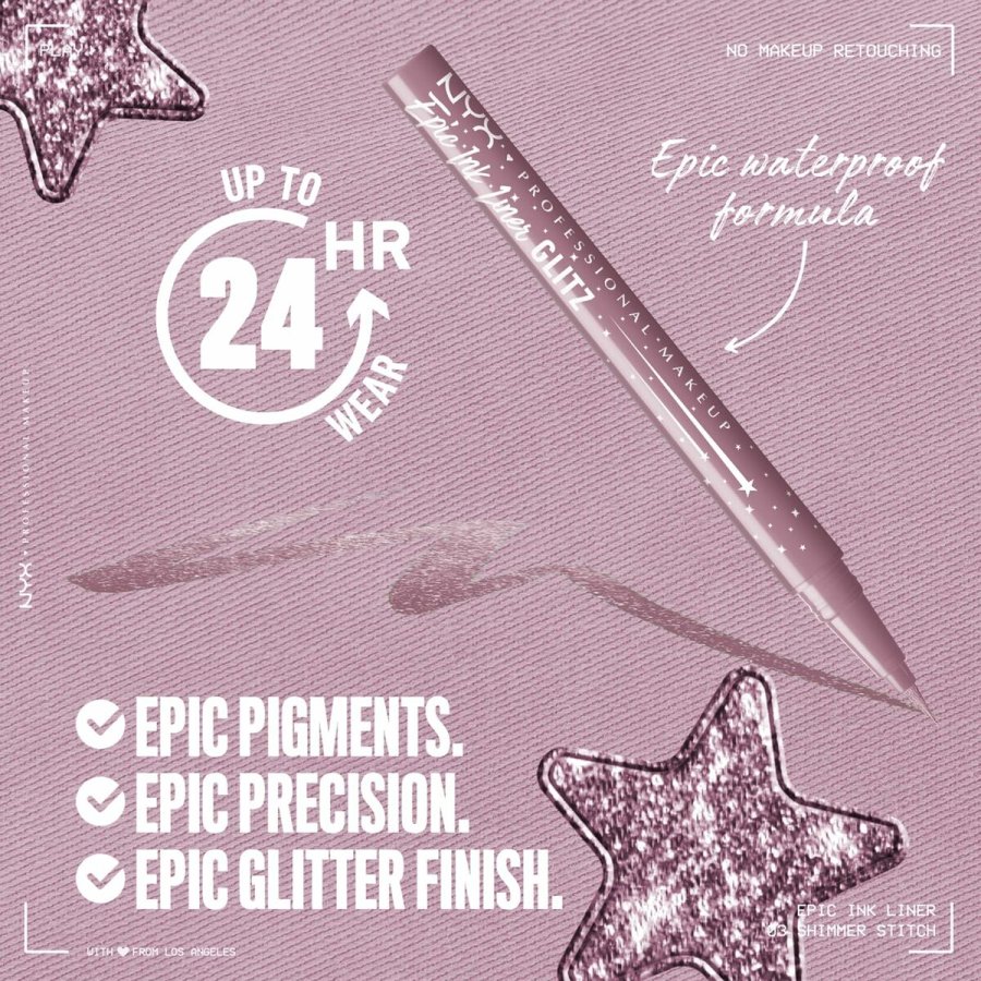 Makeup St NYX EPIC INK LINER GLITZ #3