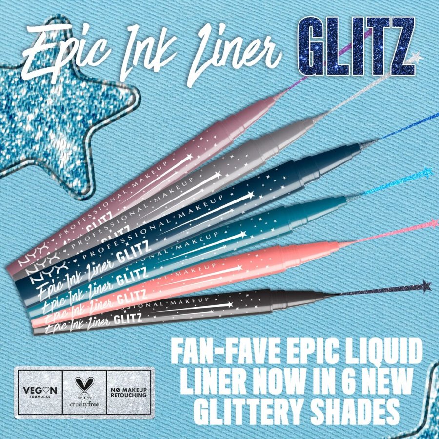 Makeup St NYX EPIC INK LINER GLITZ #4