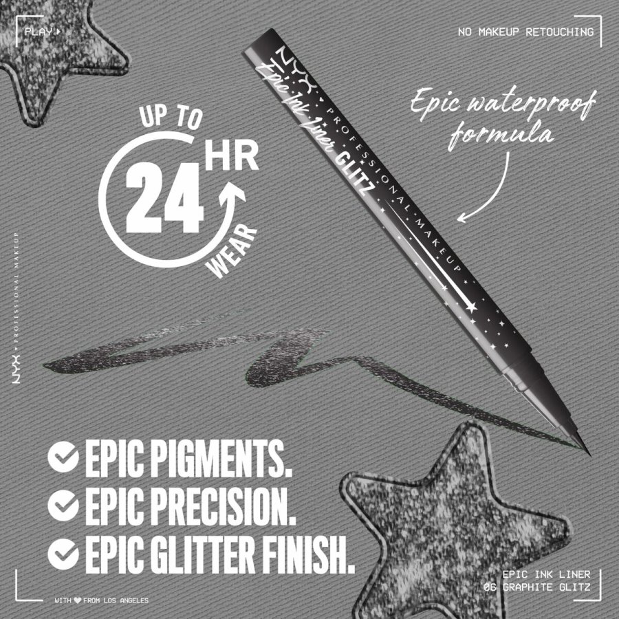 Makeup St NYX EPIC INK LINER GLITZ #3
