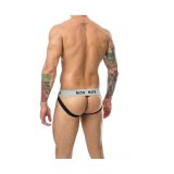 G-streng Mob Eroticwear Hvid Sort S #2