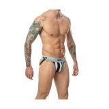 G-streng Mob Eroticwear Hvid Sort XL #1