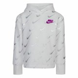 Sweatshirt til Brn Nike Printed Fleeced Hvid #1