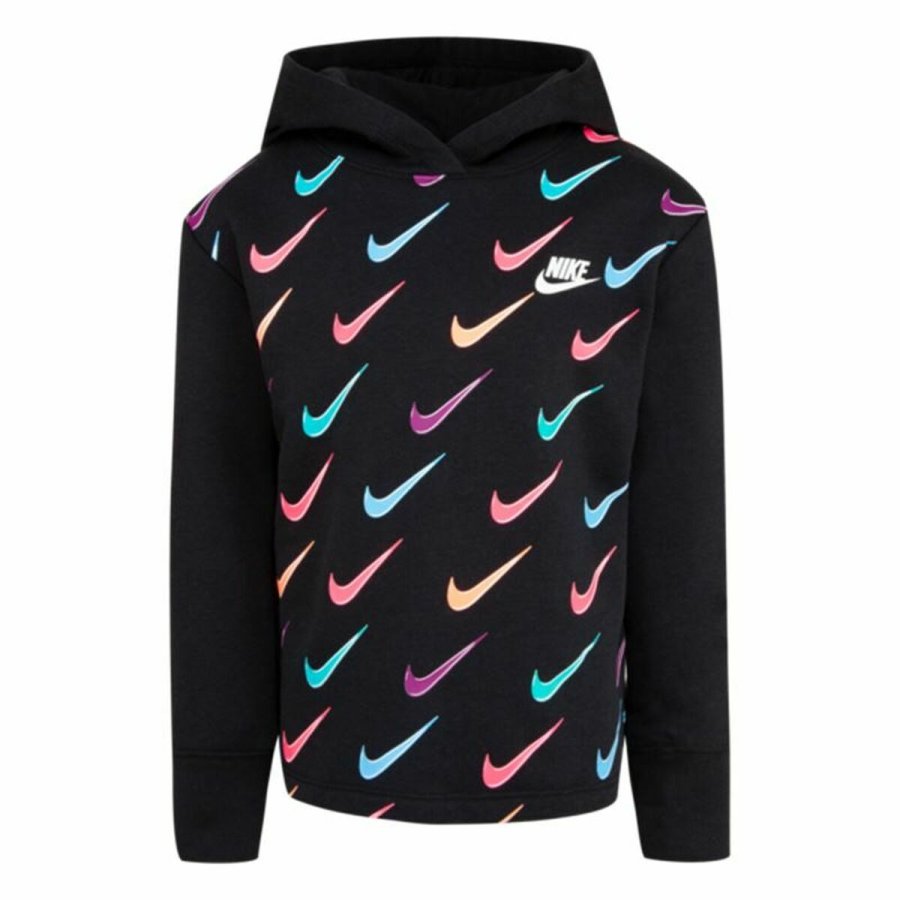 Sweatshirt til Brn Nike Nsw Sort #4