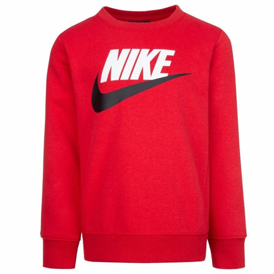 Sweatshirt til B�rn Nike R�d #1