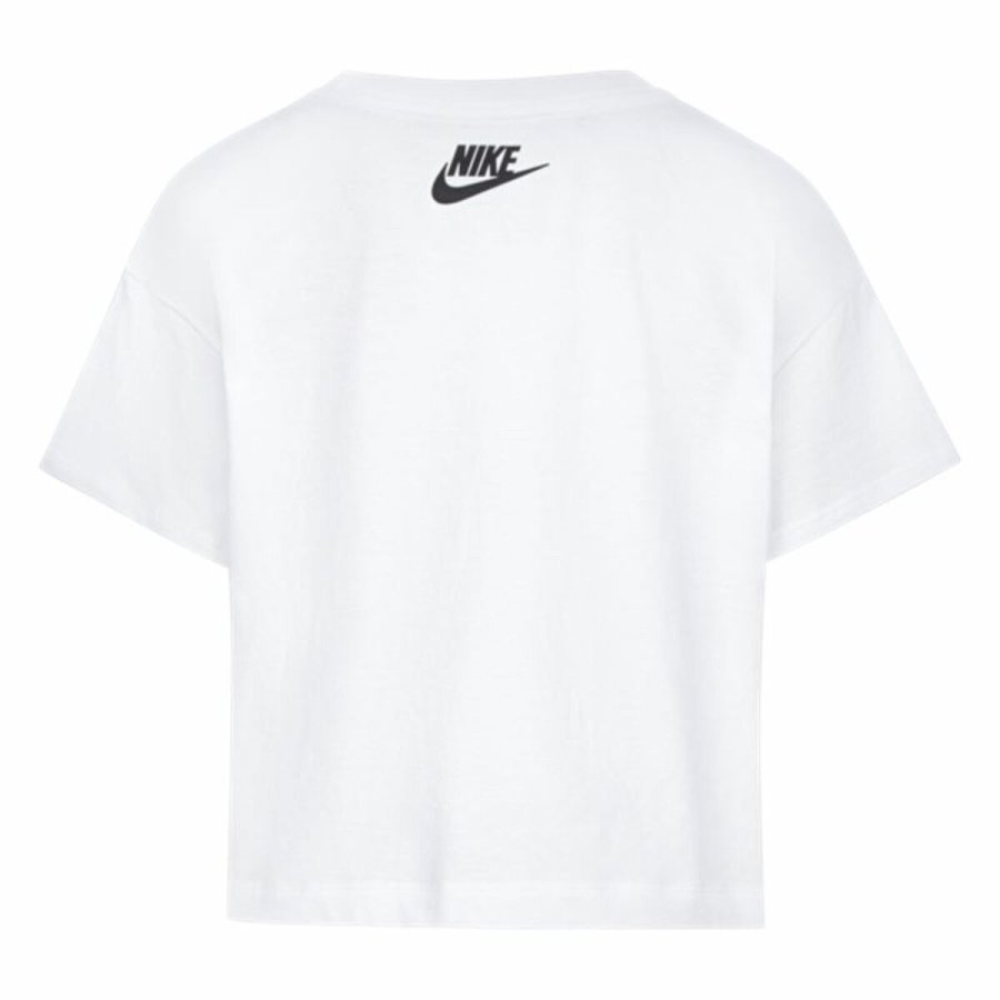 Brne Kortrmet T-shirt Nike Knit Hvid #2