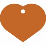 Identifikationsplade Imarc Heart Orange #2